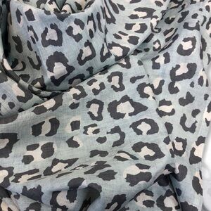 Leopard Print Gray Pink Shower Curtain